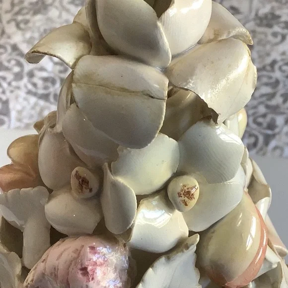 ARDALT Italy Vintage‎ Fiori Bianco Porcelain Topiary Tree Cottagecore 14” - Picture 11 of 14